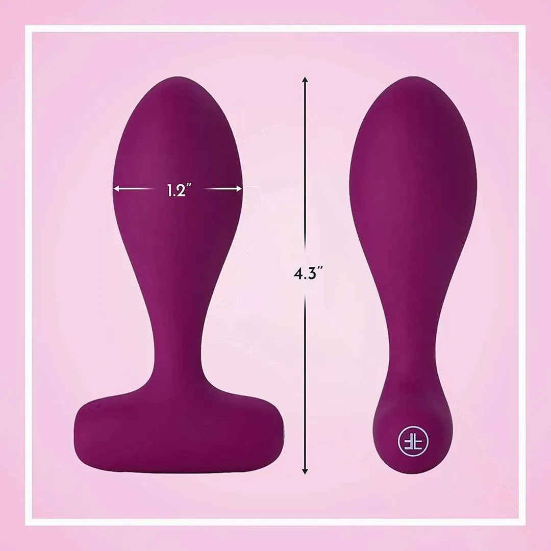 Femme Funn PLUA Vibrating Remote Control Butt Plug - Fuchsia