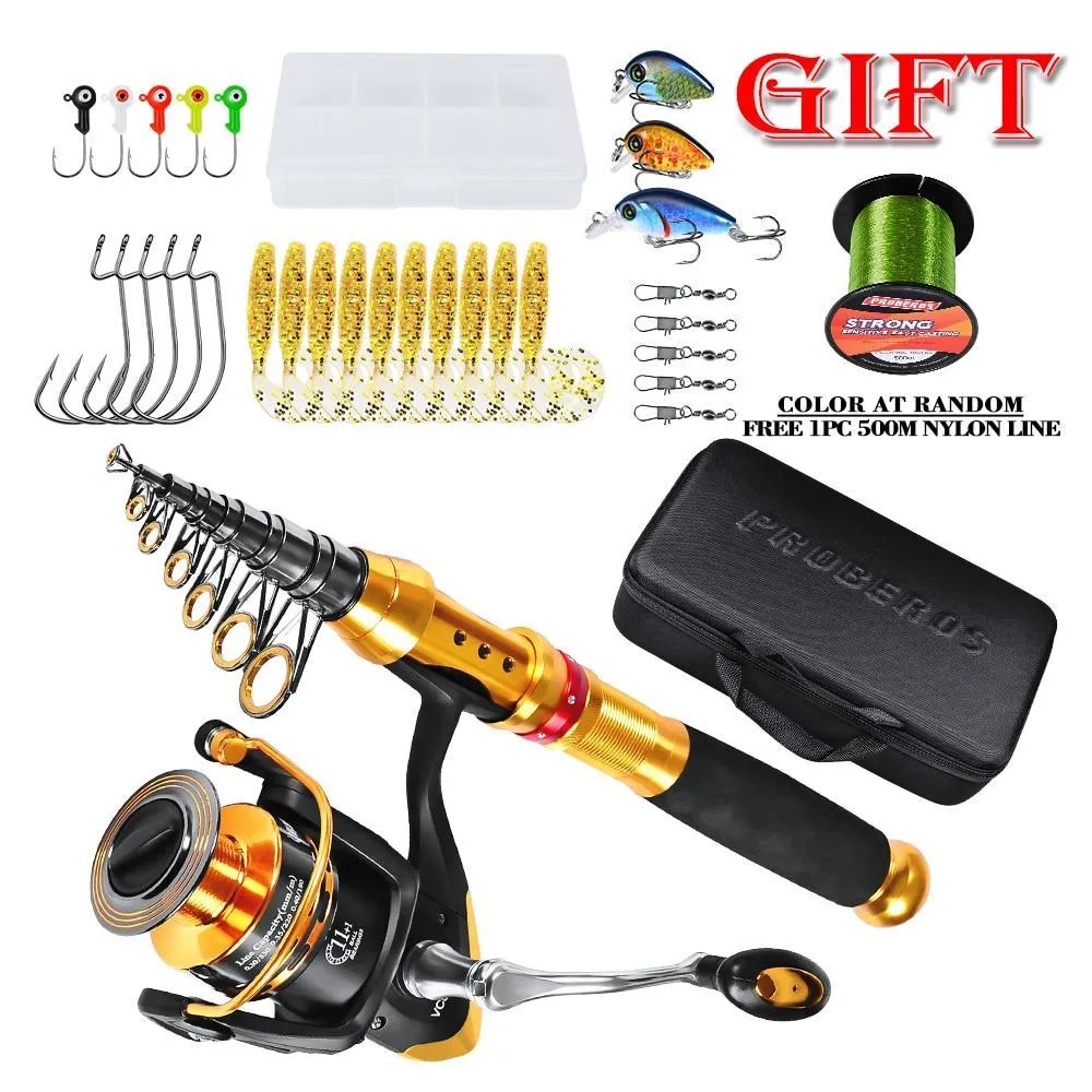 Fishing Rod And Reel Combo Kit