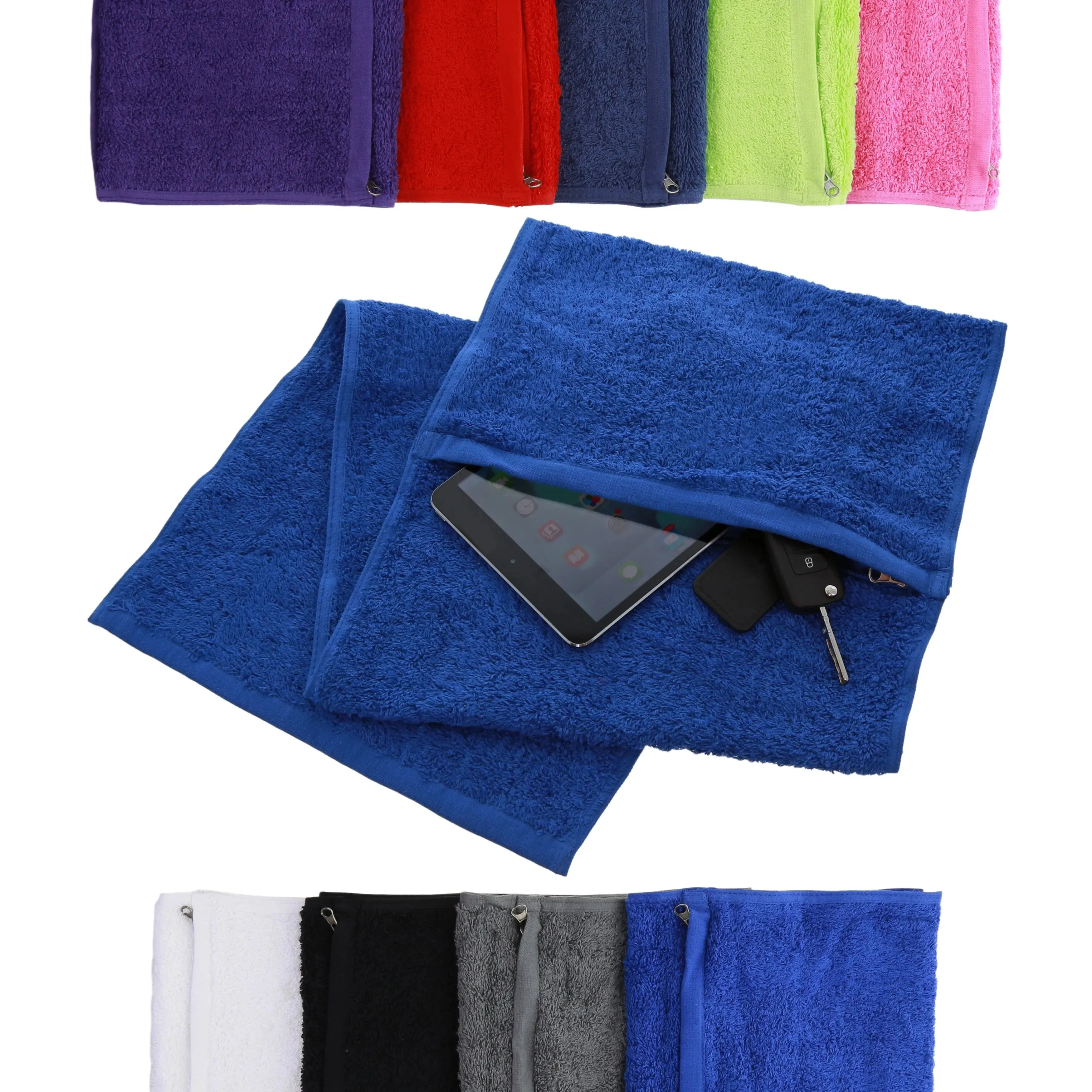 Fishing Towel With Zip Compartment