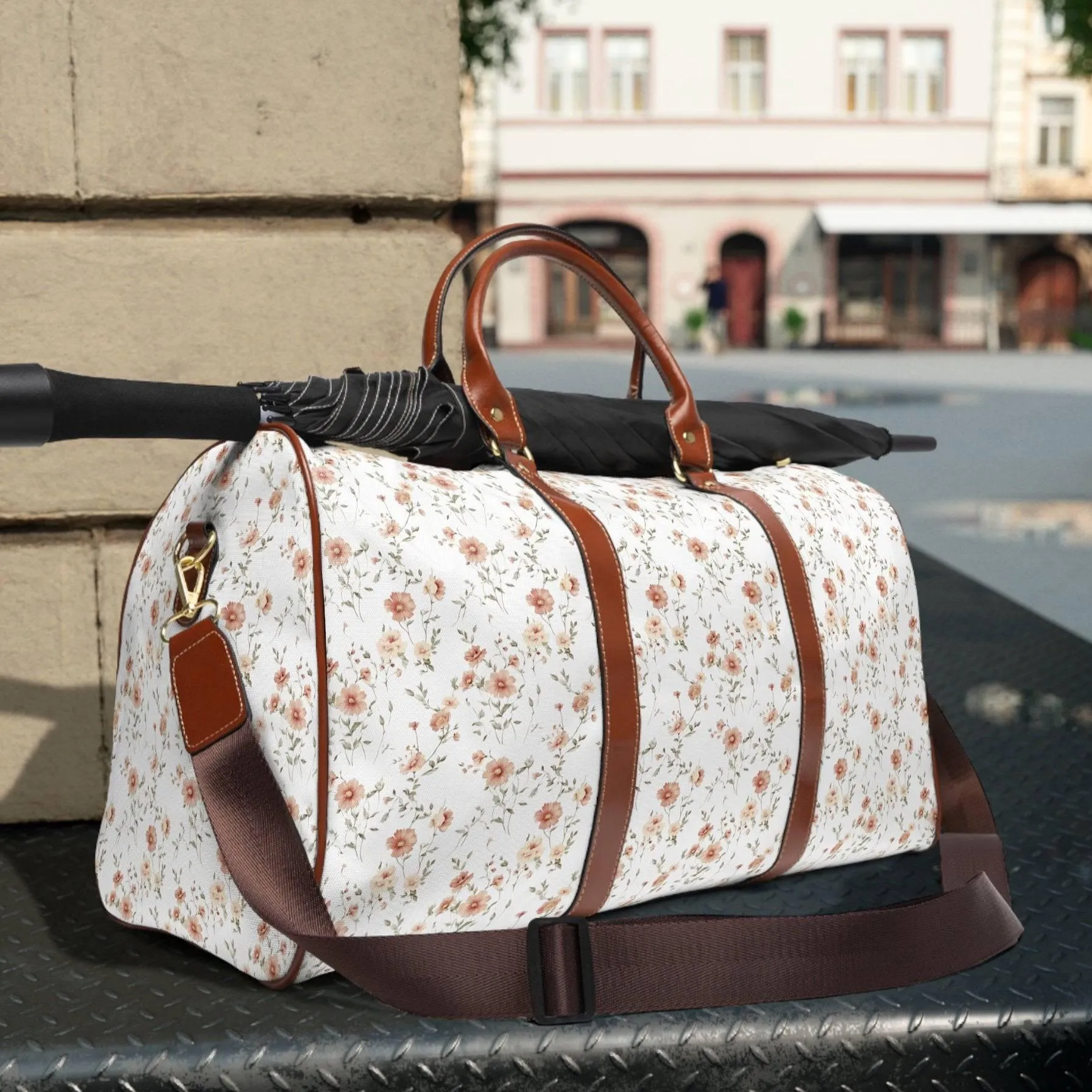 Floral Waterproof Travel Bag