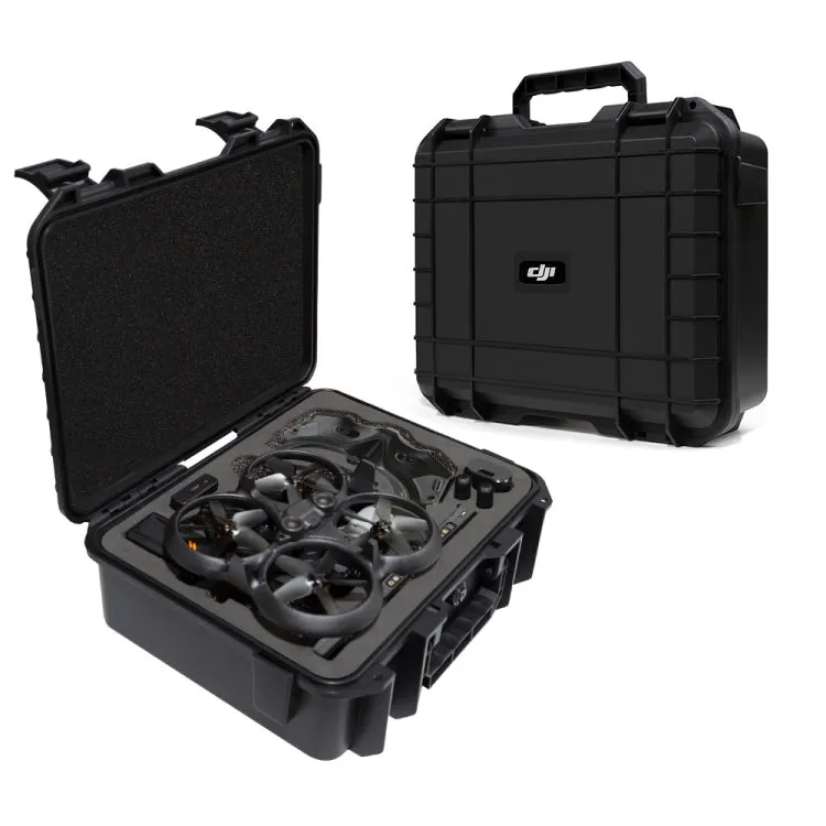 For DJI Avata / Goggles 2 Pro DJI Hard Shell Storage Box Case Suitcase(Black)