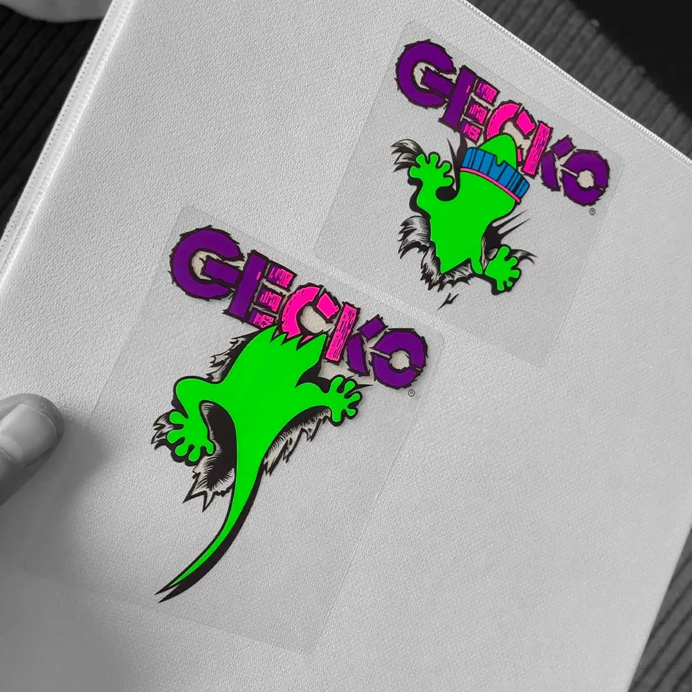 Gecko Breakthrough 2: 1980s Fluorescent Collector's Stickers