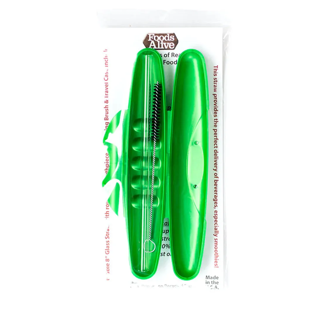 Glass Drinking Straw & Travel Case