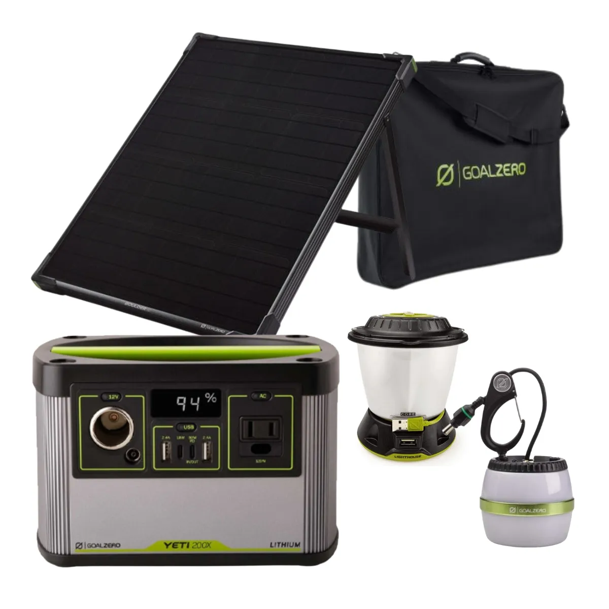 Goal Zero Yeti 200X 5 in 1 Solar Kit