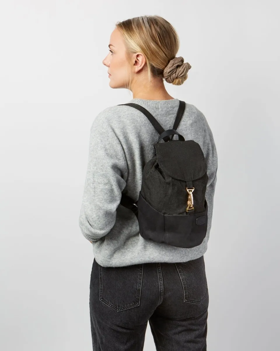 Heritage Mini Cinch Backpack - Stealth Black