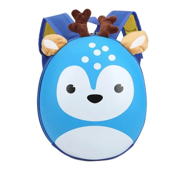 High Quality  Fashion  Boys Girls Deer  Cartoon Animals Schoolbags  Backpacks