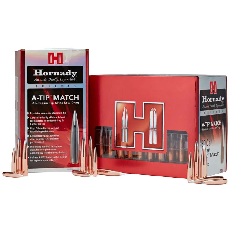 Hornady A-Tip 30 Cal 230gr Projectiles - 100Pk