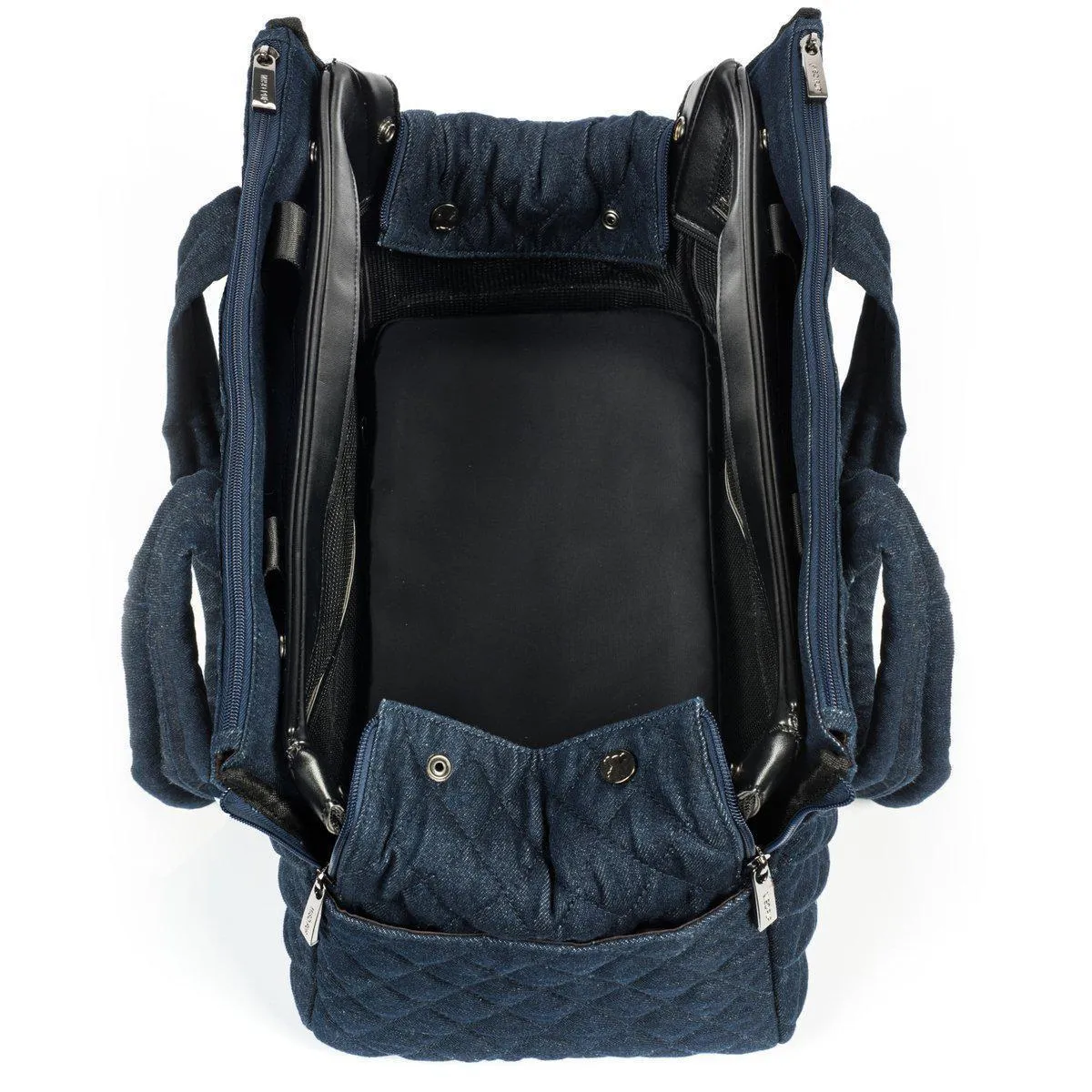 Interchangeable Quilted Dog Carrier Denim