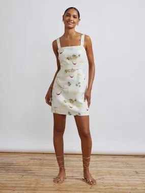 Ivy Palm Springs Print Mini Dress