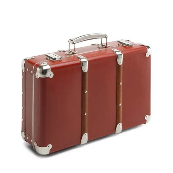 Kazeto Riveted Suitcase - Ox Red