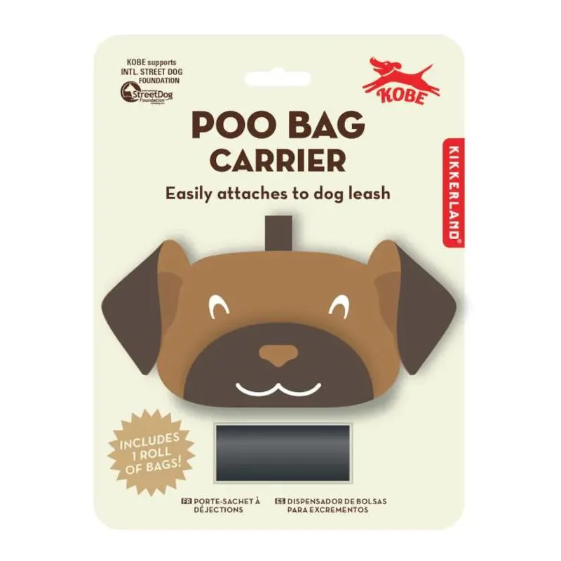 Kikkerland Kobe Poo Bag Carrier Dispenser