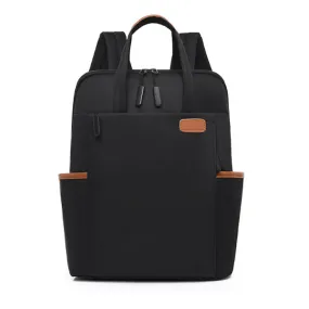 Laptop Black Backpack Purse for Women, 13.3 Inch Computer Business Stylish Black Backpacks 女士筆記本電腦黑色背包錢包，13.3 英寸電腦商務時尚黑色背包 KCBAG2227