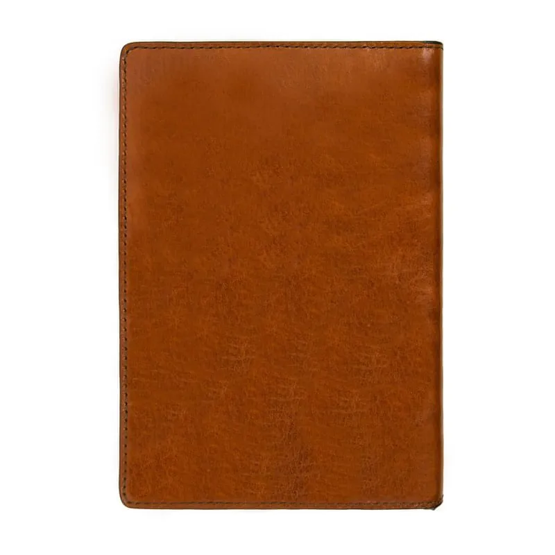 Large Full Grain Italian Leather Passport Holder - Gulliver's Travels