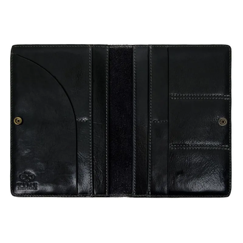 Large Full Grain Italian Leather Passport Holder - Gulliver's Travels