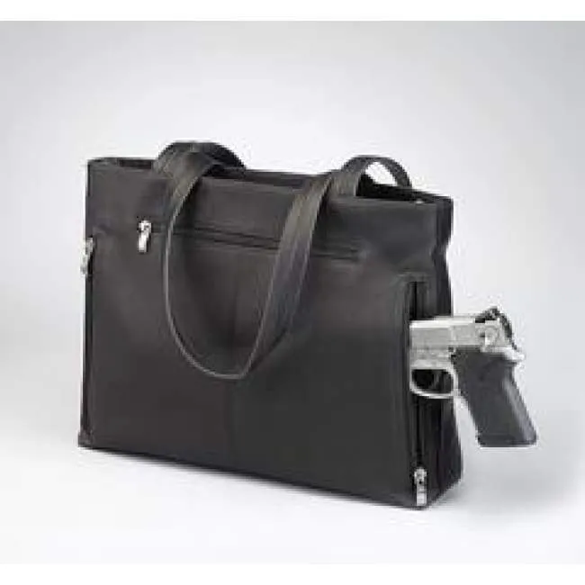 Leather Portfolio Tote by GTM