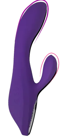 Lelos Purple Rabbit | 2 Motors Vibrator |  7 Modes | Medical Grade silicone | USB