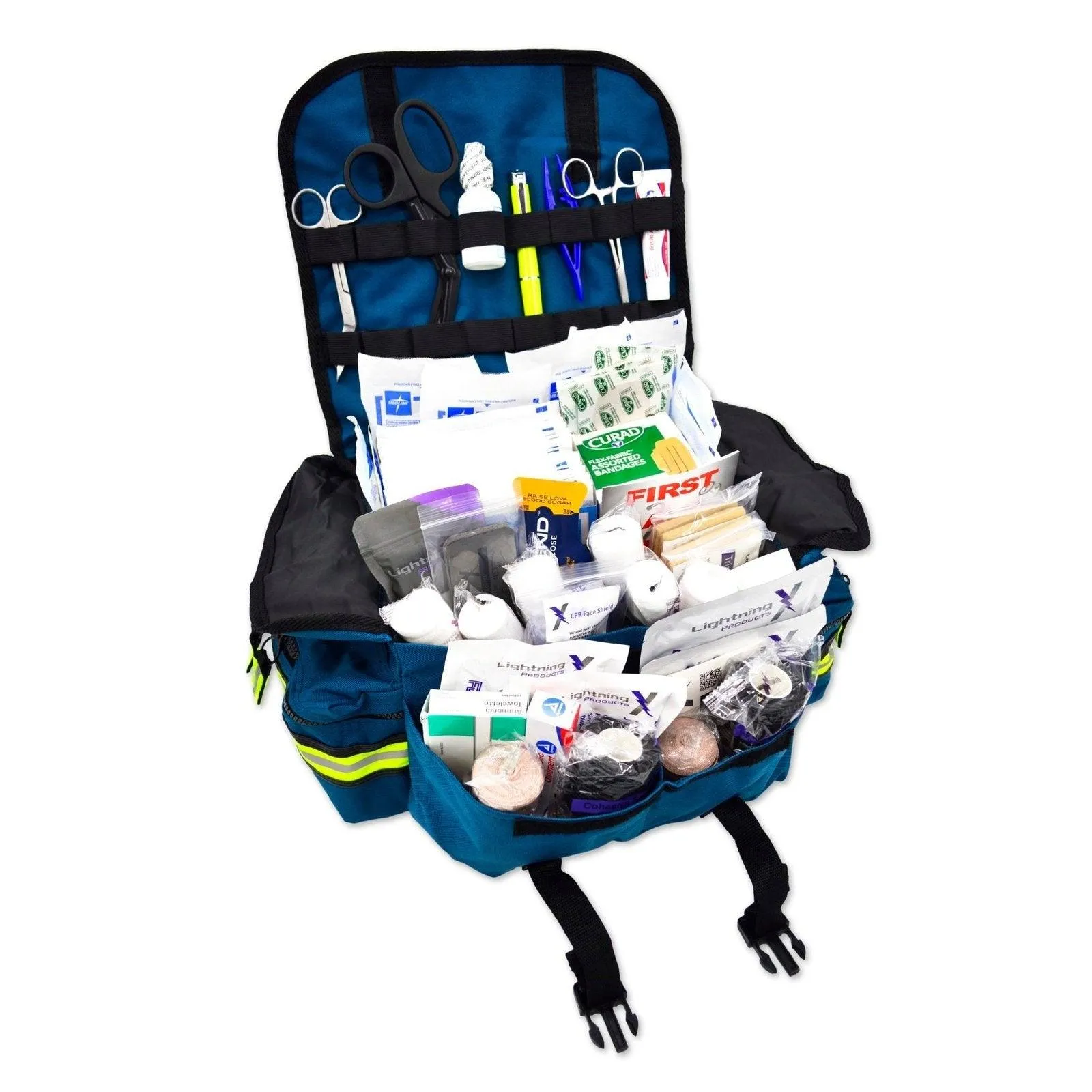 Lightning-X SMALL EMT Trauma Bag STOCKED w/Standard Fill Kit