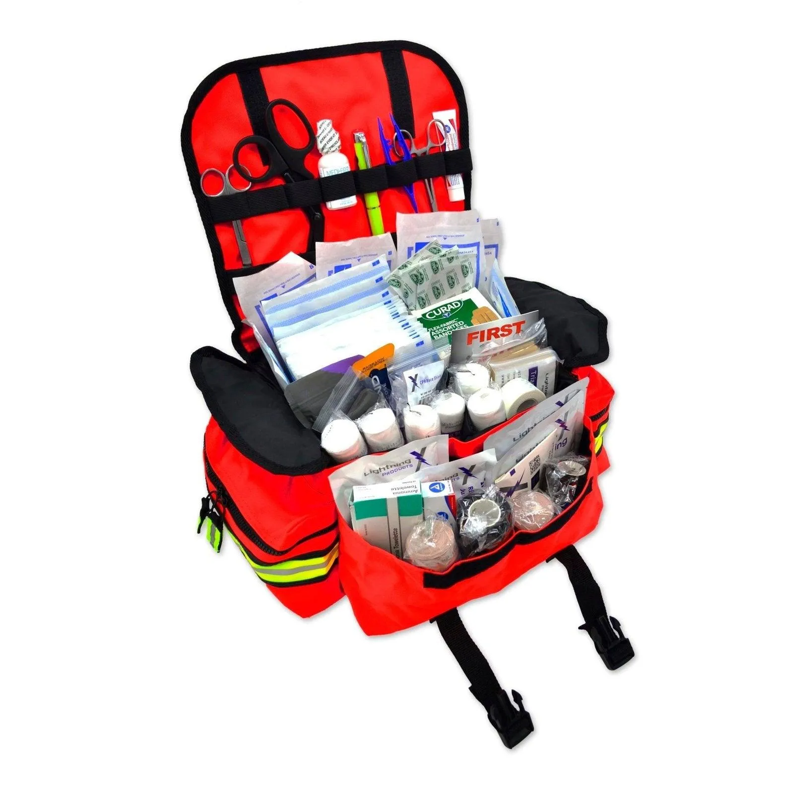 Lightning-X SMALL EMT Trauma Bag STOCKED w/Standard Fill Kit