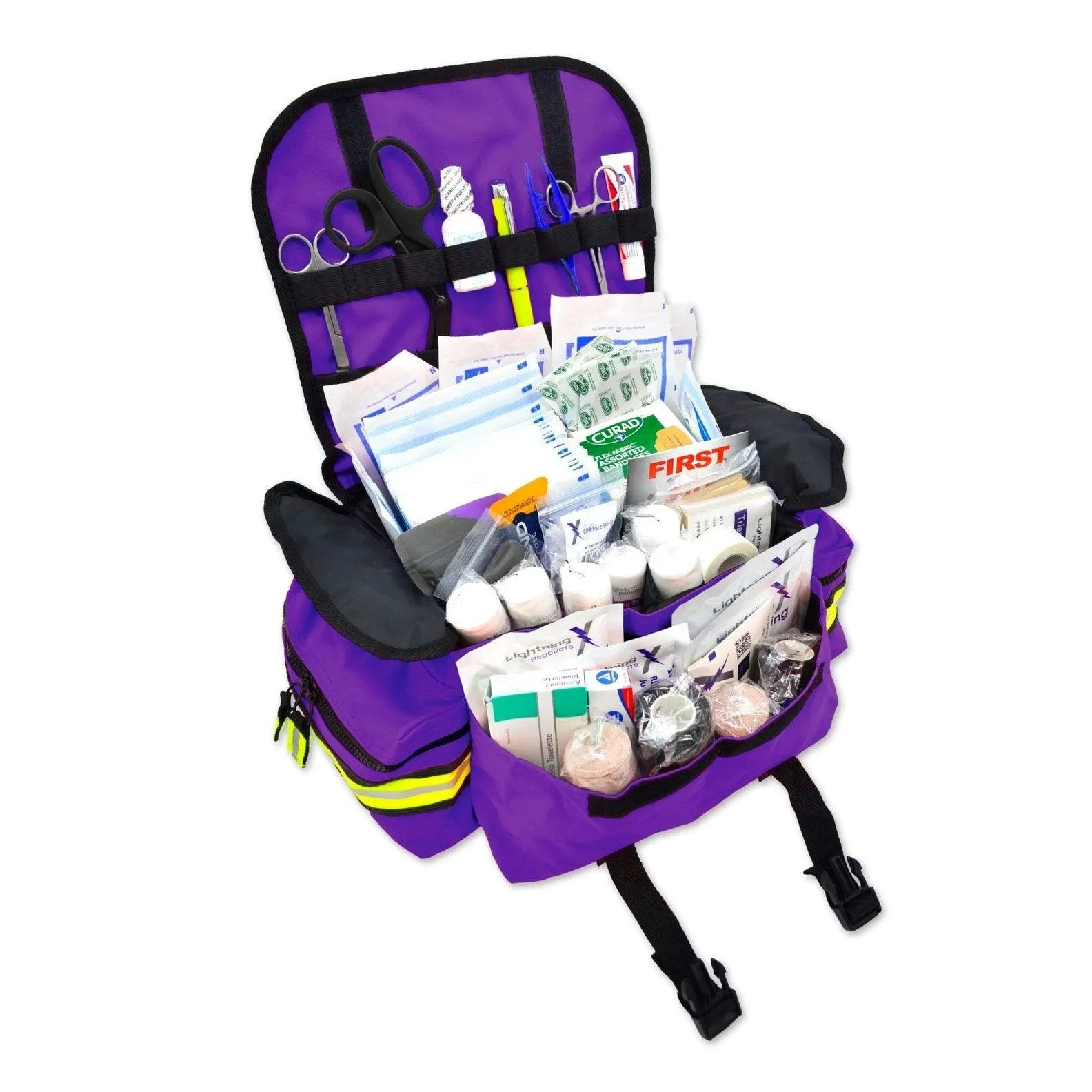 Lightning-X SMALL EMT Trauma Bag STOCKED w/Standard Fill Kit