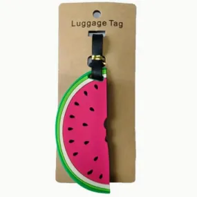 Luggage Tag Suitcase Identifier for Travel - Watermelon Design