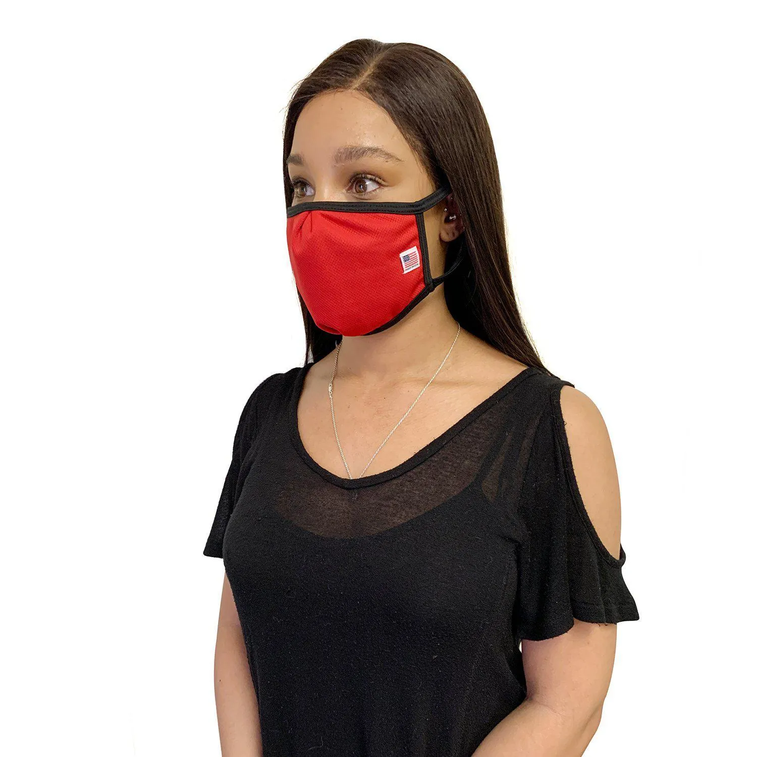 Made in USA Face Masks Mouth Nose Washable Reusable Double Layer Mask Cotton Cloth Blend