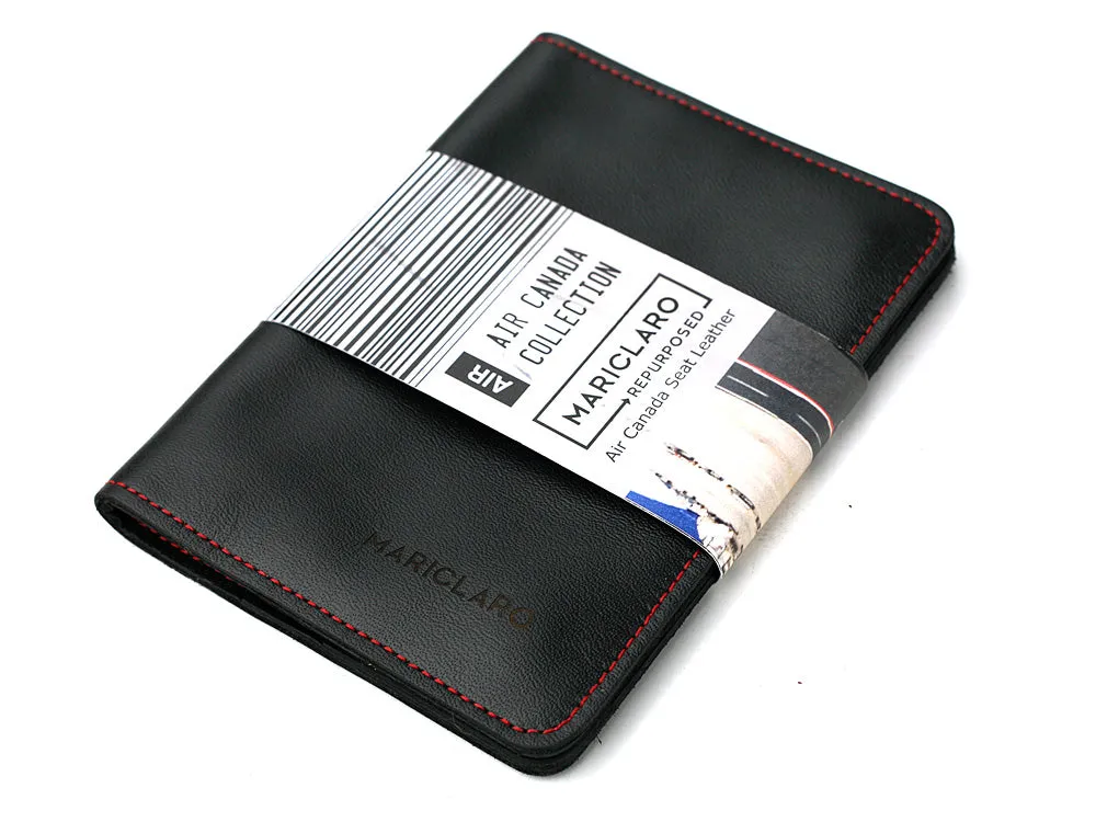 Mariclaro Passport Holder - Air Canada 777HD / Red Stitch