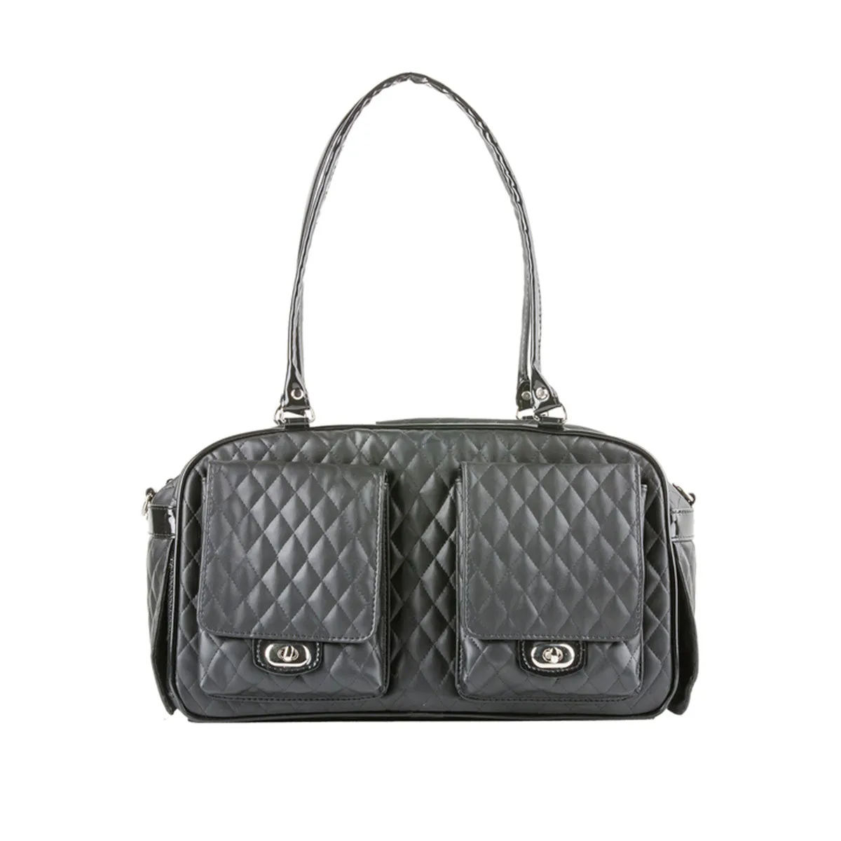 Marlee Pet Carrier - Black Quilted