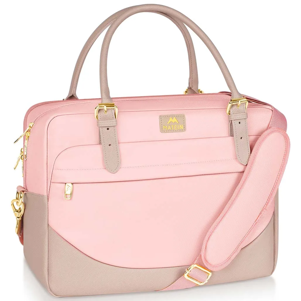 Matein Pink Laptop Bag for Women