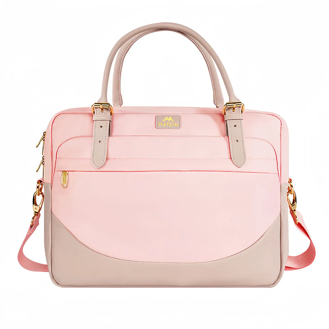 Matein Pink Laptop Bag for Women