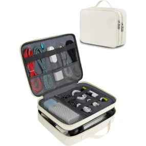 Matein White Tech Bag Organizer