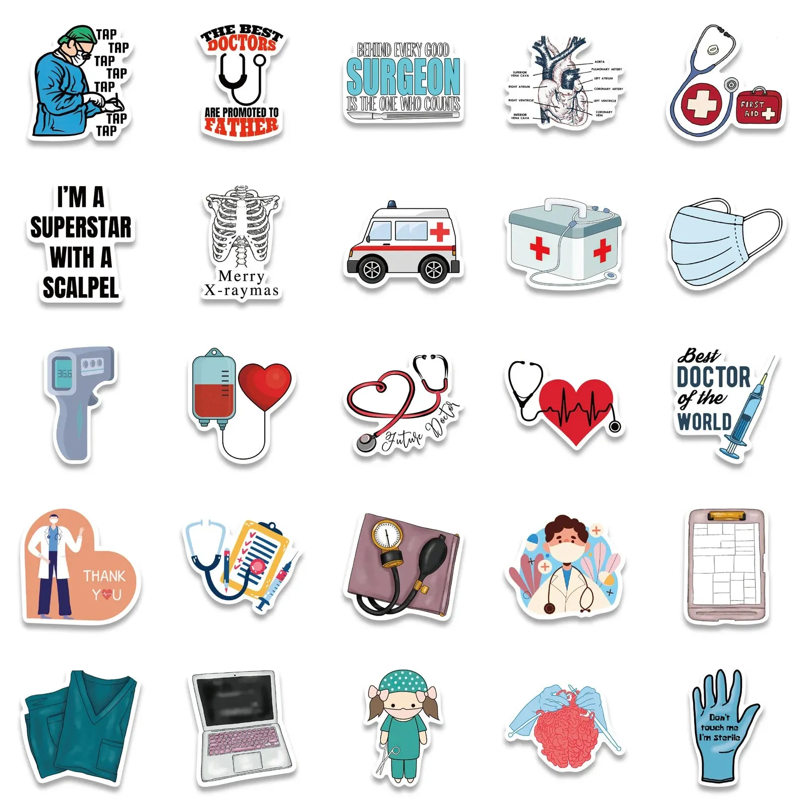 Medical Doctor Stickers