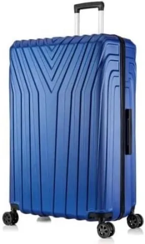 Medium ABS-101 Lightweight Hard Shell Suitcase - Blue