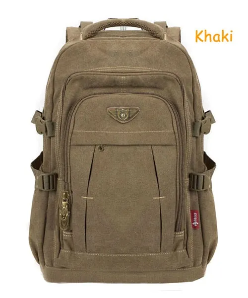 Men's Military Canvas Backpack