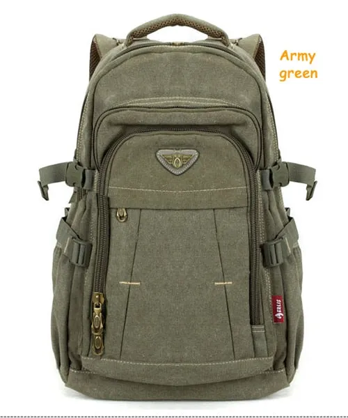 Men's Military Canvas Backpack