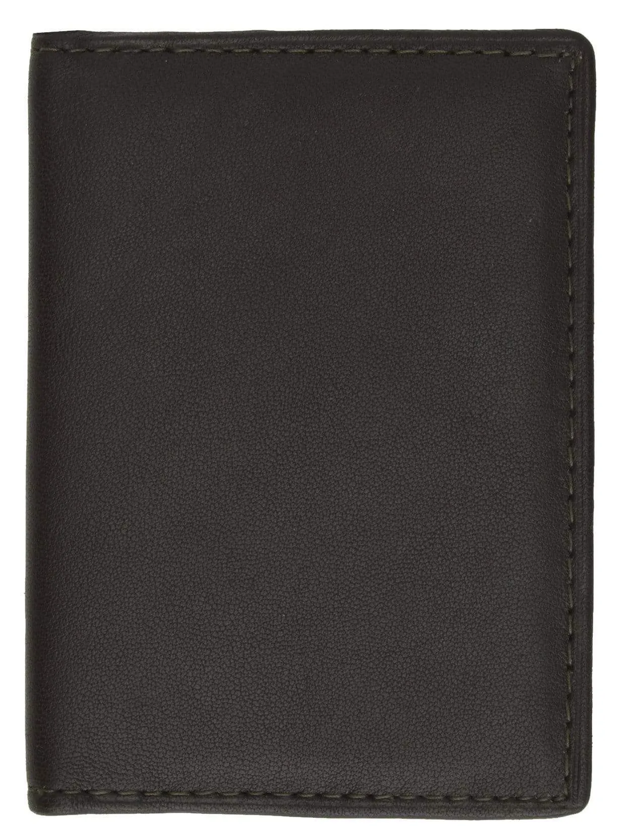 Mens New Leather Lamb Bifold Mini Card Holder Wallet 66 (C)