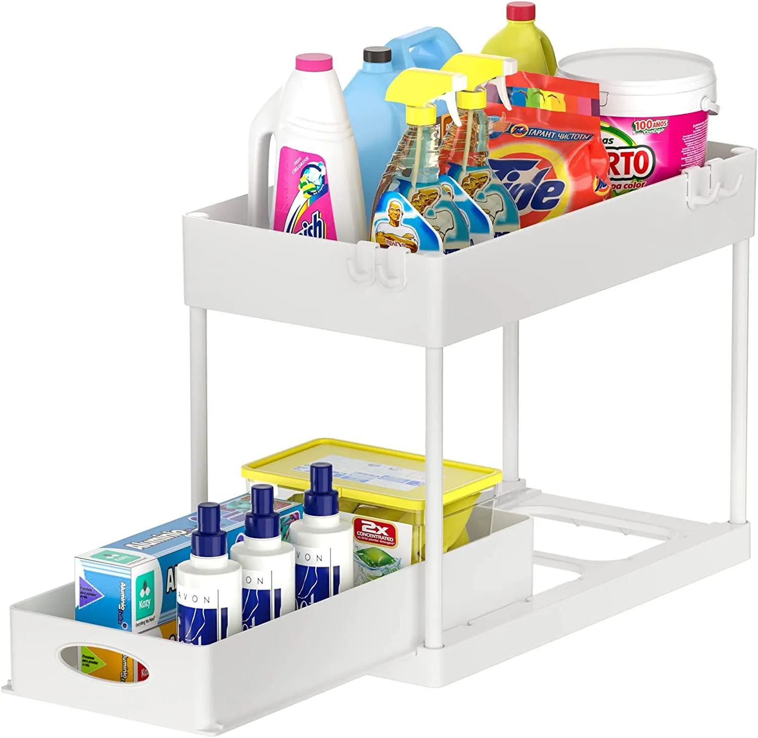 MessFree® Under Sink Dual Sliding Organizer