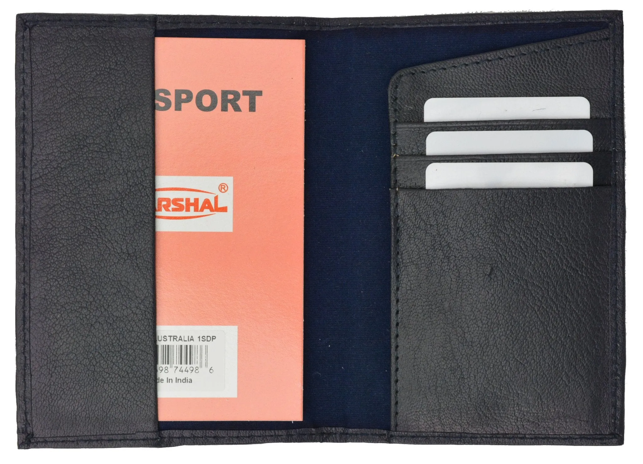 Mexico Passport Cover Genuine Leather Travel Wallet Credit Card Slots 601 Mexico