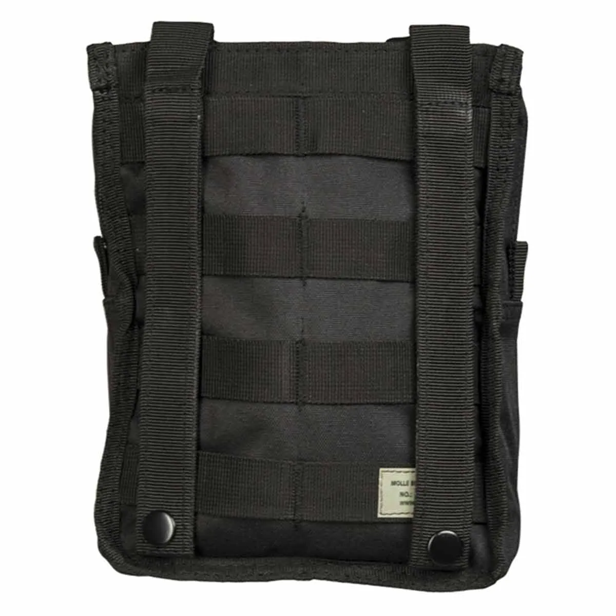 Mil-Tec Large Zipped MOLLE Belt Pouch Black