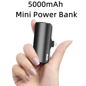 Mini Power Bank 5000mAh Portable Charging Mobile Phone Spare External Battery PoverBank For iPhone Samsung Xiaomi