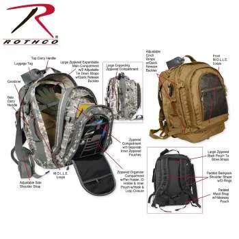 Move Out Tactical Travel Backpack