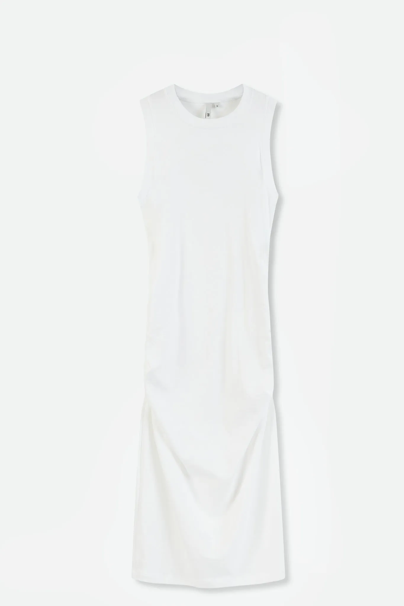 MUSCLE DRESS IN PIMA COTTON STRETCH