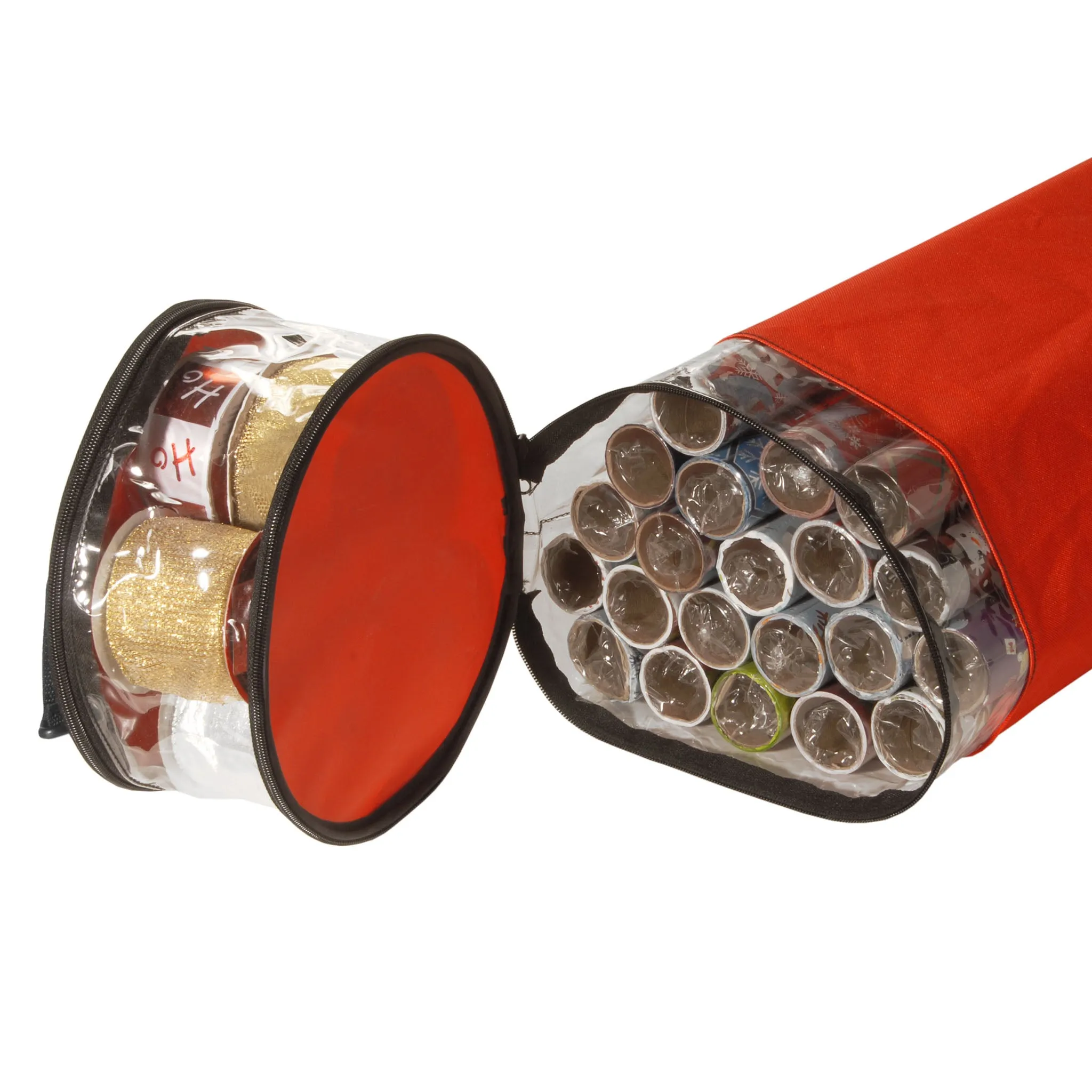 National Tree Company  Red Circular Gift Wrap Organizer