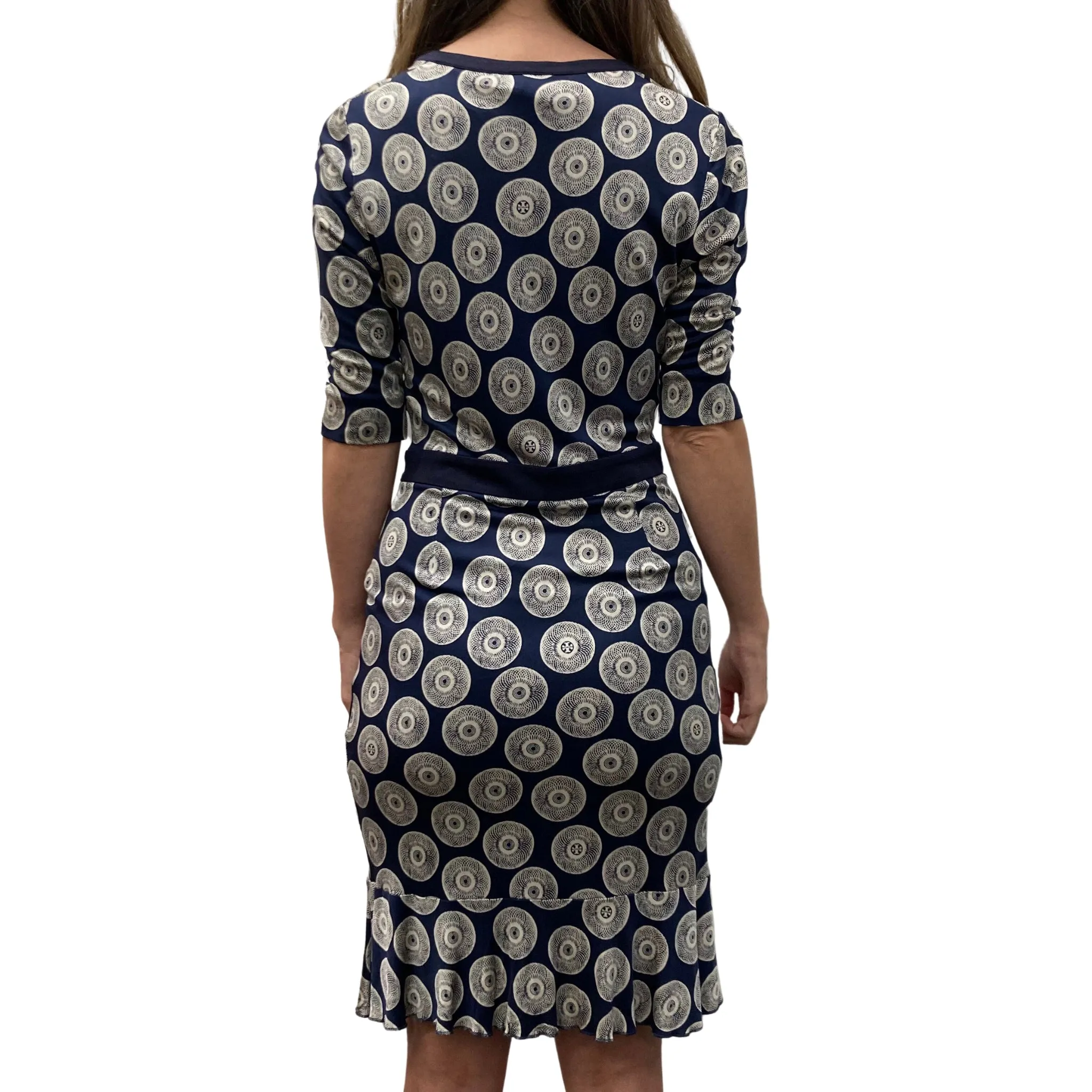 Navy Circle Dress (XS)