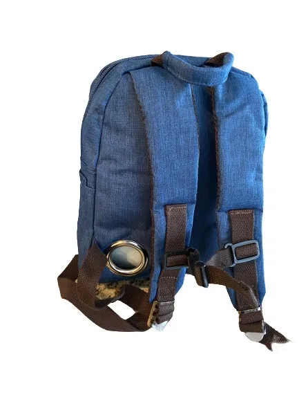 Navy Pediatric Infusion Backpack with Chest Straps