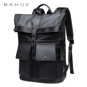 New BANGE Backpack Men's Casual Business Backpack Travel Large Capacity Backpack Student Schoolbag Backpack