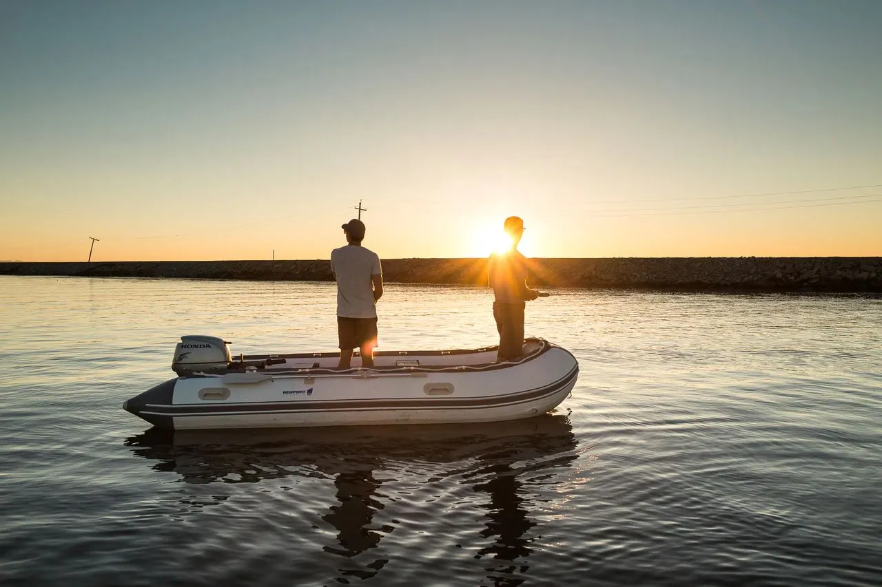 Newport Catalina Inflatable Boat - 12ft Marine Wood Floor