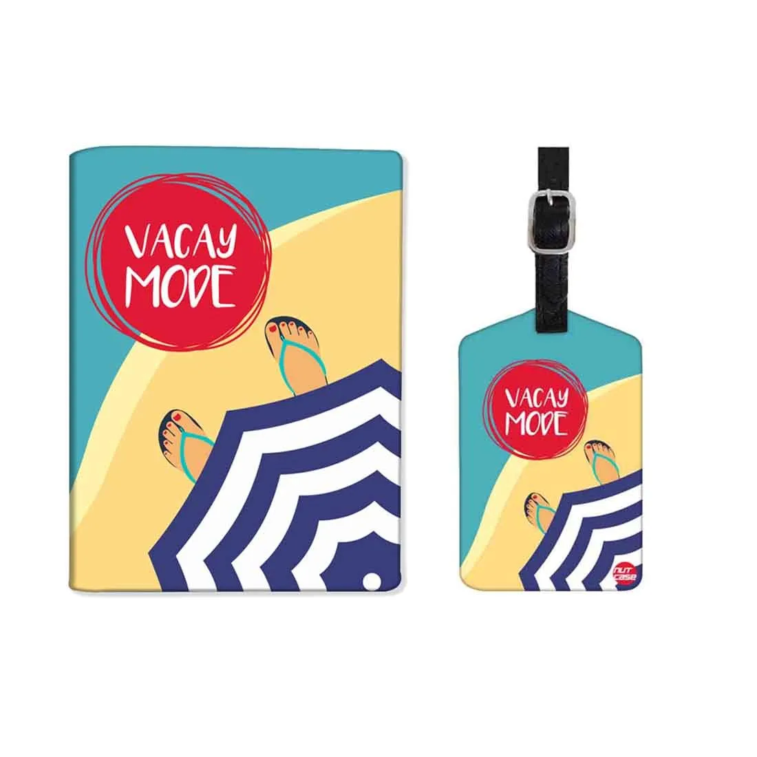 Nice Customized Passport Cover -  Vacay Mode