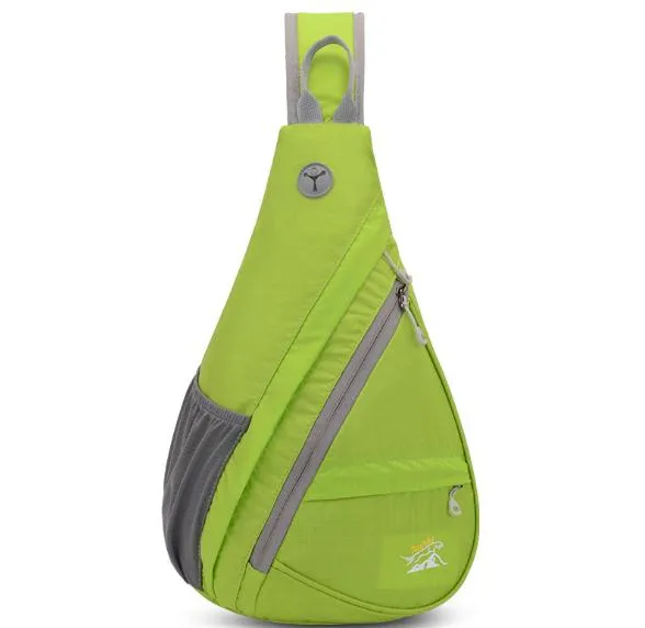 Nylon Sports Bag Men Women Chest Bag Outdoor Climbing Hiking Bag