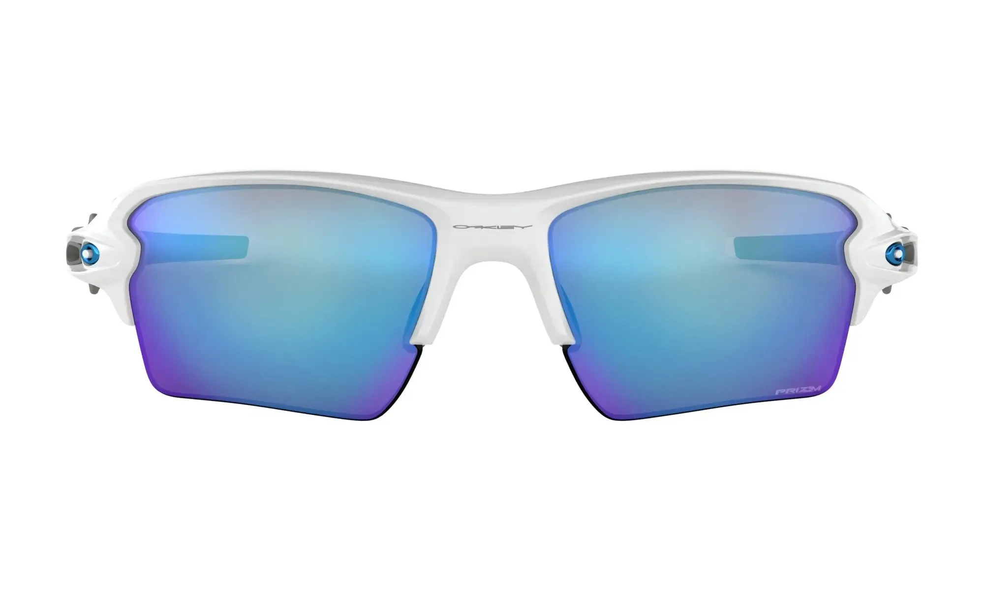 OAKLEY Flak 2.0 XL Sunglasses - Polished White - Prizm Sapphire