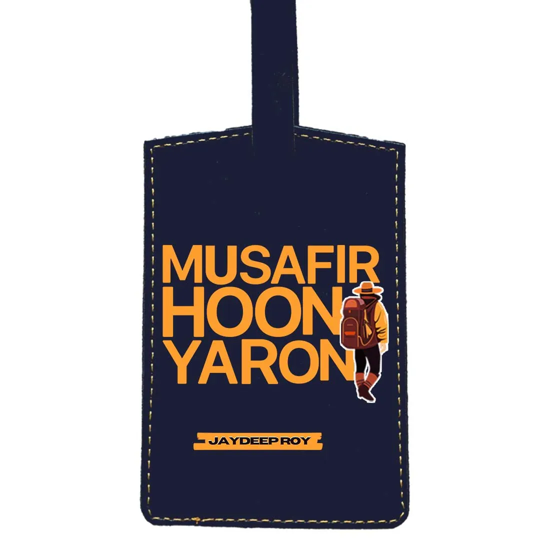 Passport Cover for Guys Faux Leather Custom Covers for Passports - Musafir Hoon